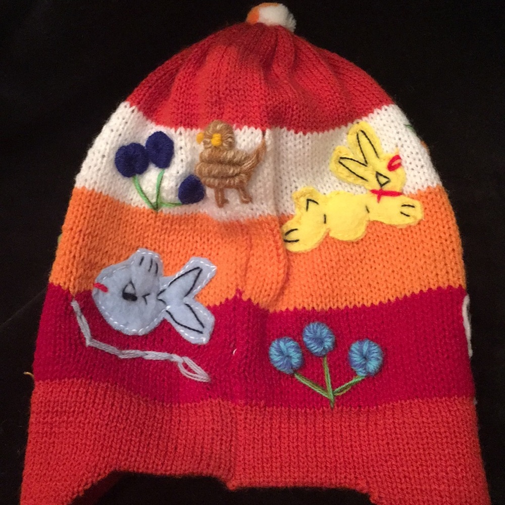 Kids Peruvian beanie - Picture 3 of 4